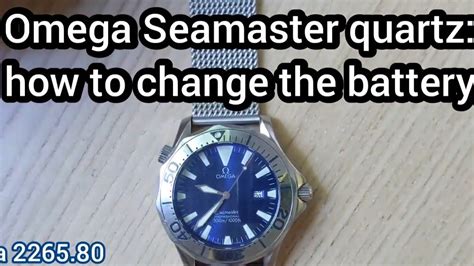 omega seamaster professional 300m battery replacement|cost to service omega seamaster.